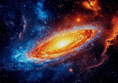 Puzzle 1500 Teile Sternenhimmel Puzzle Erwachsene Anspruchsvol Impossible Rätsel Wirbel 87x57cm DIY Classic Holz Jigsaw für Erwachsene und Kinder ab 14 Jahren, Auch Geschenke für Frauen Männer C-543 von Jaalinng