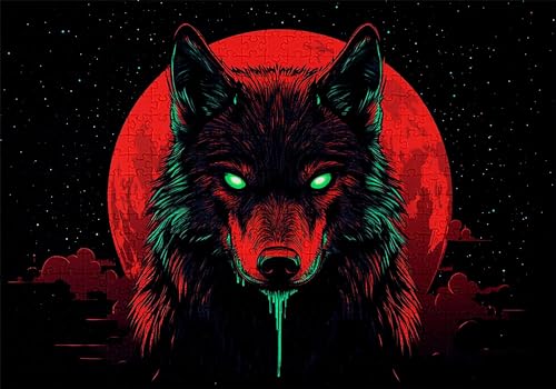 Puzzle 1500 Teile Wolf Puzzle Erwachsene Anspruchsvol Impossible Rätsel Mond 87x57cm Diy Kit Classic Holz jigsaw für Erwachsene und Kinder ab 14 Jahren,Auch Verfügbar Geschenke für Frauen Männer C-901 Puzzle 1500 Teile Wolf Puzzle Erwachsene Anspruchsvol Impossible Rätsel Mond 87x57cm Diy Kit Classic Holz jigsaw für Erwachsene und Kinder ab 14 Jahren,Auch Verfügbar Geschenke für Frauen Männer C-901 von Jaalinng