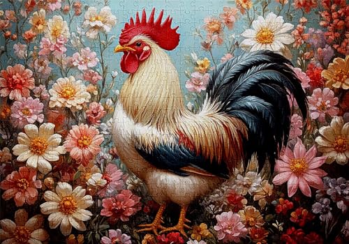 Puzzle 200 Teile Blumen Puzzle Erwachsene Anspruchsvol Impossible Rätsel Huhn 35x25cm Diy Kit Classic Holz jigsaw für Erwachsene und Kinder ab 14 Jahren,Auch Verfügbar Geschenke für Frauen Männer C-74 Puzzle 200 Teile Blumen Puzzle Erwachsene Anspruchsvol Impossible Rätsel Huhn 35x25cm Diy Kit Classic Holz jigsaw für Erwachsene und Kinder ab 14 Jahren,Auch Verfügbar Geschenke für Frauen Männer C-74 von Jaalinng