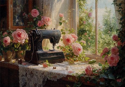 Puzzle 200 Teile Blumen Puzzle Erwachsene Anspruchsvol Impossible Rätsel Nähmaschine 35x25cm DIY Kit Classic Holz Jigsaw für Erwachsene und Kinder ab 14 Jahren, Auch Geschenke für Frauen Männer C-952 Puzzle 200 Teile Blumen Puzzle Erwachsene Anspruchsvol Impossible Rätsel Nähmaschine 35x25cm DIY Kit Classic Holz Jigsaw für Erwachsene und Kinder ab 14 Jahren, Auch Geschenke für Frauen Männer C-952 von Jaalinng