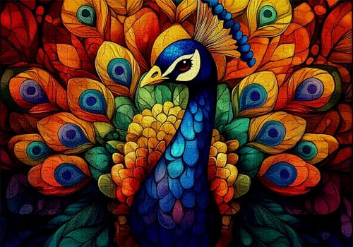 Puzzle 200 Teile Karikatur Puzzle Erwachsene Anspruchsvol Impossible Rätsel Pfau 35x25cm Diy Classic Holz jigsaw für Erwachsene und Kinder ab 14 Jahren, Verfügbar Als Geschenke für Frauen Männer C-615 Puzzle 200 Teile Karikatur Puzzle Erwachsene Anspruchsvol Impossible Rätsel Pfau 35x25cm Diy Classic Holz jigsaw für Erwachsene und Kinder ab 14 Jahren, Verfügbar Als Geschenke für Frauen Männer C-615 von Jaalinng