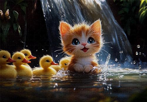 Puzzle 200 Teile Katze Puzzle Erwachsene Anspruchsvol Impossible Rätsel Ente 35x25cm Diy Kit Classic Holz jigsaw für Erwachsene und Kinder ab 14 Jahren,Auch Verfügbar Geschenke für Frauen Männer C-423 Puzzle 200 Teile Katze Puzzle Erwachsene Anspruchsvol Impossible Rätsel Ente 35x25cm Diy Kit Classic Holz jigsaw für Erwachsene und Kinder ab 14 Jahren,Auch Verfügbar Geschenke für Frauen Männer C-423 von Jaalinng