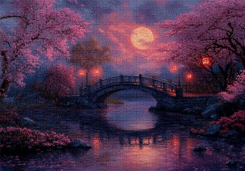 Puzzle 200 Teile Kleine Brücke Puzzle Erwachsene Anspruchsvol Impossible Rätsel Mond 35x25cm DIY Kit Classic Holz Jigsaw für Erwachsene und Kinder ab 14 Jahren, Auch Geschenke für Frauen Männer C-933 Puzzle 200 Teile Kleine Brücke Puzzle Erwachsene Anspruchsvol Impossible Rätsel Mond 35x25cm DIY Kit Classic Holz Jigsaw für Erwachsene und Kinder ab 14 Jahren, Auch Geschenke für Frauen Männer C-933 von Jaalinng