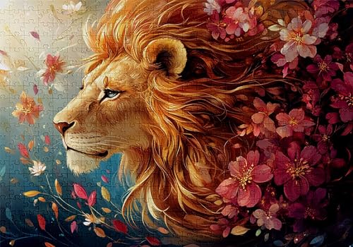 Puzzle 200 Teile Löwe Puzzle Erwachsene Anspruchsvol Impossible Rätsel Blumen 35x25cm Diy Kit Classic Holz jigsaw für Erwachsene und Kinder ab 14 Jahren,Verfügbar Als Geschenke für Frauen Männer C-485 Puzzle 200 Teile Löwe Puzzle Erwachsene Anspruchsvol Impossible Rätsel Blumen 35x25cm Diy Kit Classic Holz jigsaw für Erwachsene und Kinder ab 14 Jahren,Verfügbar Als Geschenke für Frauen Männer C-485 von Jaalinng
