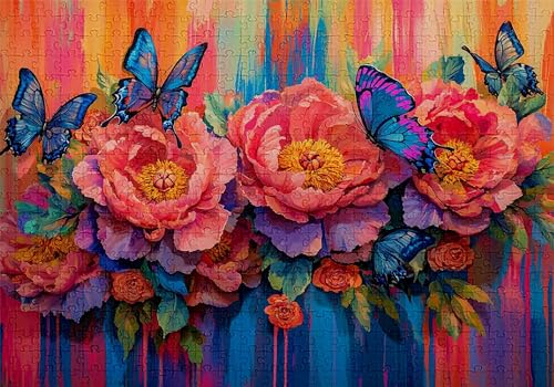 Puzzle 200 Teile Schmetterling Puzzle Erwachsene Anspruchsvol Impossible Rätsel Pfingstrose 35x25cm DIY Classic Holz Jigsaw für Erwachsene und Kinder ab 14 Jahren, Auch Geschenke Frauen Männer C-769 Puzzle 200 Teile Schmetterling Puzzle Erwachsene Anspruchsvol Impossible Rätsel Pfingstrose 35x25cm DIY Classic Holz Jigsaw für Erwachsene und Kinder ab 14 Jahren, Auch Geschenke Frauen Männer C-769 von Jaalinng
