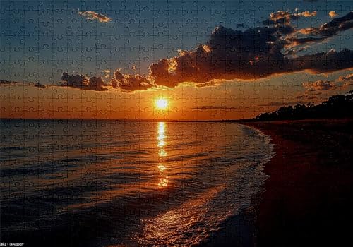 Puzzle 200 Teile Strand Puzzle Erwachsene Anspruchsvol Impossible Rätsel Sonnenuntergang 35x25cm DIY Classic Holz Jigsaw für Erwachsene und Kinder ab 14 Jahren, Auch Geschenke für Frauen Männer C-813 Puzzle 200 Teile Strand Puzzle Erwachsene Anspruchsvol Impossible Rätsel Sonnenuntergang 35x25cm DIY Classic Holz Jigsaw für Erwachsene und Kinder ab 14 Jahren, Auch Geschenke für Frauen Männer C-813 von Jaalinng