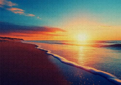 Puzzle 200 Teile Strand Puzzle Erwachsene Anspruchsvol Impossible Rätsel Sonnenuntergang 35x25cm DIY Classic Holz Jigsaw für Erwachsene und Kinder ab 14 Jahren, Auch Geschenke für Frauen Männer C-975 Puzzle 200 Teile Strand Puzzle Erwachsene Anspruchsvol Impossible Rätsel Sonnenuntergang 35x25cm DIY Classic Holz Jigsaw für Erwachsene und Kinder ab 14 Jahren, Auch Geschenke für Frauen Männer C-975 von Jaalinng