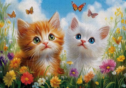 Puzzle 2000 Teile Katze Puzzle Erwachsene Anspruchsvol Impossible Rätsel Schmetterling 100x70cm DIY Classic Holz Jigsaw für Erwachsene und Kinder ab 14 Jahren, Auch Geschenke für Frauen Männer C-950 Puzzle 2000 Teile Katze Puzzle Erwachsene Anspruchsvol Impossible Rätsel Schmetterling 100x70cm DIY Classic Holz Jigsaw für Erwachsene und Kinder ab 14 Jahren, Auch Geschenke für Frauen Männer C-950 von Jaalinng