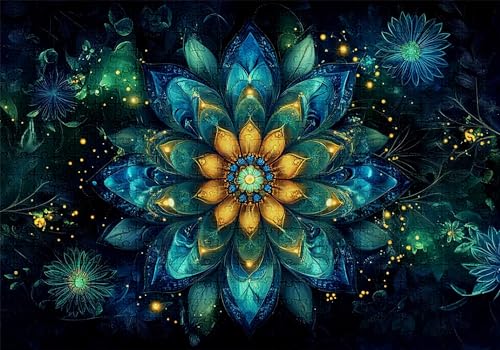 Puzzle 2000 Teile Mandala Puzzle Erwachsene Anspruchsvol Impossible Rätsel Blumen 100x70cm DIY Kit Classic Holz Jigsaw für Erwachsene und Kinder ab 14 Jahren, Auch Geschenke für Frauen Männer C-197 Puzzle 2000 Teile Mandala Puzzle Erwachsene Anspruchsvol Impossible Rätsel Blumen 100x70cm DIY Kit Classic Holz Jigsaw für Erwachsene und Kinder ab 14 Jahren, Auch Geschenke für Frauen Männer C-197 von Jaalinng