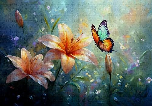 Puzzle 2000 Teile Schmetterling Puzzle Erwachsene Anspruchsvol Impossible Rätsel Blumen 100x70cm DIY Classic Holz Jigsaw für Erwachsene und Kinder ab 14 Jahren, Auch Geschenke für Frauen Männer C-637 Puzzle 2000 Teile Schmetterling Puzzle Erwachsene Anspruchsvol Impossible Rätsel Blumen 100x70cm DIY Classic Holz Jigsaw für Erwachsene und Kinder ab 14 Jahren, Auch Geschenke für Frauen Männer C-637 von Jaalinng