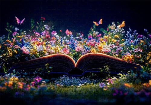 Puzzle 2000 Teile Schmetterling Puzzle Erwachsene Anspruchsvol Impossible Rätsel Gänseblümchen DIY Classic Jigsaw 100x70cm für Erwachsene und Kinder ab 14 Jahren, Auch Geschenke Frauen Männer C-120 von Jaalinng