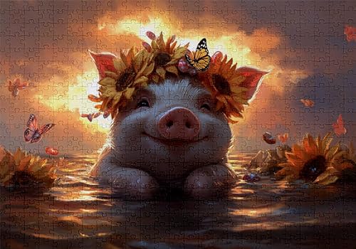Puzzle 2000 Teile Schweinchen Puzzle Erwachsene Anspruchsvol Impossible Rätsel Sonnenblume 100x70cm DIY Classic Holz Jigsaw für Erwachsene und Kinder ab 14 Jahren, Auch Geschenke Frauen Männer C-424 Puzzle 2000 Teile Schweinchen Puzzle Erwachsene Anspruchsvol Impossible Rätsel Sonnenblume 100x70cm DIY Classic Holz Jigsaw für Erwachsene und Kinder ab 14 Jahren, Auch Geschenke Frauen Männer C-424 von Jaalinng