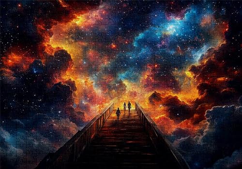 Puzzle 2000 Teile Sternenhimmel Puzzle Erwachsene Anspruchsvol Impossible Rätsel Fantasie 100x70cm DIY Classic Holz Jigsaw für Erwachsene und Kinder ab 14 Jahren, Auch Geschenke Frauen Männer C-364 von Jaalinng