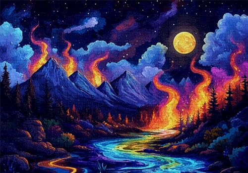 Puzzle 2000 Teile Wald Puzzle Erwachsene Anspruchsvol Impossible Rätsel Berg 100x70cm Diy Kit Classic Holz jigsaw für Erwachsene und Kinder ab 14 Jahren,Verfügbar Als Geschenke für Frauen Männer C-770 Puzzle 2000 Teile Wald Puzzle Erwachsene Anspruchsvol Impossible Rätsel Berg 100x70cm Diy Kit Classic Holz jigsaw für Erwachsene und Kinder ab 14 Jahren,Verfügbar Als Geschenke für Frauen Männer C-770 von Jaalinng