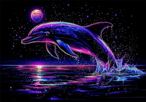 Puzzle 300 Teile Delphin Puzzle Erwachsene Anspruchsvol Impossible Rätsel Mond 40x28cm DIY Classic Holz Jigsaw für Erwachsene und Kinder ab 14 Jahren, Verfügbar Als Geschenke für Frauen Männer C-878 Puzzle 300 Teile Delphin Puzzle Erwachsene Anspruchsvol Impossible Rätsel Mond 40x28cm DIY Classic Holz Jigsaw für Erwachsene und Kinder ab 14 Jahren, Verfügbar Als Geschenke für Frauen Männer C-878 von Jaalinng