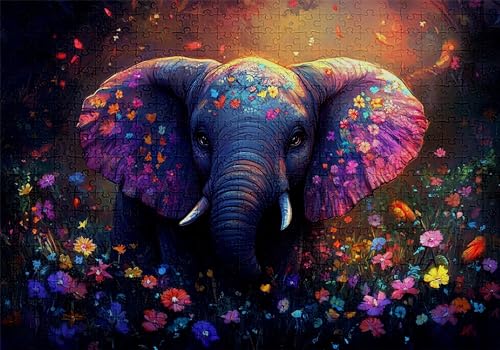 Puzzle 300 Teile Elefant Puzzle Erwachsene Anspruchsvol Impossible Rätsel Blumen 40x28cm Diy Classic Holz jigsaw für Erwachsene und Kinder ab 14 Jahren, Verfügbar Als Geschenke für Frauen Männer C-380 Puzzle 300 Teile Elefant Puzzle Erwachsene Anspruchsvol Impossible Rätsel Blumen 40x28cm Diy Classic Holz jigsaw für Erwachsene und Kinder ab 14 Jahren, Verfügbar Als Geschenke für Frauen Männer C-380 von Jaalinng