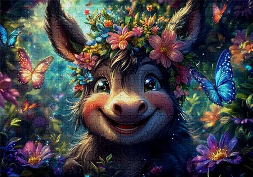 Puzzle 300 Teile Esel Puzzle Erwachsene Anspruchsvol Impossible Rätsel Schmetterling 40x28cm DIY Kit Classic Holz Jigsaw für Erwachsene und Kinder ab 14 Jahren, Auch Geschenke für Frauen Männer C-824 Puzzle 300 Teile Esel Puzzle Erwachsene Anspruchsvol Impossible Rätsel Schmetterling 40x28cm DIY Kit Classic Holz Jigsaw für Erwachsene und Kinder ab 14 Jahren, Auch Geschenke für Frauen Männer C-824 von Jaalinng