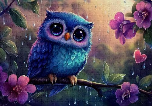 Puzzle 300 Teile Eule Puzzle Erwachsene Anspruchsvol Impossible Rätsel Blumen 40x28cm Diy Kit Classic Holz jigsaw für Erwachsene und Kinder ab 14 Jahren,Verfügbar Als Geschenke für Frauen Männer C-678 Puzzle 300 Teile Eule Puzzle Erwachsene Anspruchsvol Impossible Rätsel Blumen 40x28cm Diy Kit Classic Holz jigsaw für Erwachsene und Kinder ab 14 Jahren,Verfügbar Als Geschenke für Frauen Männer C-678 von Jaalinng