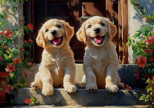 Puzzle 300 Teile Hund Puzzle Erwachsene Anspruchsvol Impossible Rätsel Blumen 40x28cm Diy Kit Classic Holz jigsaw für Erwachsene und Kinder ab 14 Jahren,Auch Verfügbar Geschenke für Frauen Männer C-76 Puzzle 300 Teile Hund Puzzle Erwachsene Anspruchsvol Impossible Rätsel Blumen 40x28cm Diy Kit Classic Holz jigsaw für Erwachsene und Kinder ab 14 Jahren,Auch Verfügbar Geschenke für Frauen Männer C-76 von Jaalinng