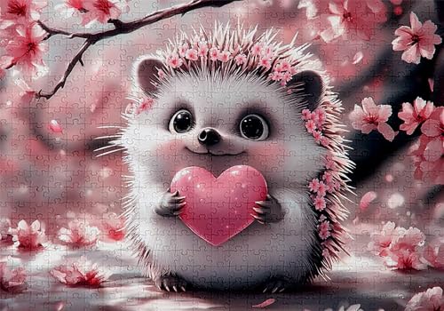 Puzzle 300 Teile Igel Puzzle Erwachsene Anspruchsvol Impossible Rätsel Liebe 40x28cm Diy Kit Classic Holz jigsaw für Erwachsene und Kinder ab 14 Jahren,Auch Verfügbar Geschenke für Frauen Männer C-997 Puzzle 300 Teile Igel Puzzle Erwachsene Anspruchsvol Impossible Rätsel Liebe 40x28cm Diy Kit Classic Holz jigsaw für Erwachsene und Kinder ab 14 Jahren,Auch Verfügbar Geschenke für Frauen Männer C-997 von Jaalinng