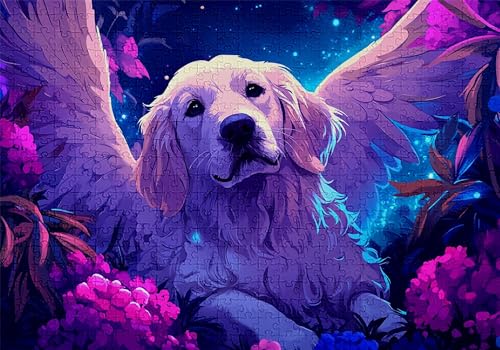 Puzzle 300 Teile Karikatur Puzzle Erwachsene Anspruchsvol Impossible Rätsel Hund 40x28cm Diy Classic Holz jigsaw für Erwachsene und Kinder ab 14 Jahren, Verfügbar Als Geschenke für Frauen Männer C-378 von Jaalinng