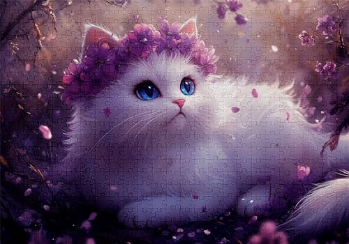 Puzzle 300 Teile Katze Puzzle Erwachsene Anspruchsvol Impossible Rätsel Kranz 40x28cm Diy Kit Classic Holz jigsaw für Erwachsene und Kinder ab 14 Jahren,Verfügbar Als Geschenke für Frauen Männer C-774 Puzzle 300 Teile Katze Puzzle Erwachsene Anspruchsvol Impossible Rätsel Kranz 40x28cm Diy Kit Classic Holz jigsaw für Erwachsene und Kinder ab 14 Jahren,Verfügbar Als Geschenke für Frauen Männer C-774 von Jaalinng