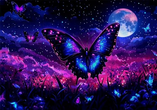 Puzzle 300 Teile Schmetterling Puzzle Erwachsene Anspruchsvol Impossible Rätsel Mond 40x28cm DIY Kit Classic Holz Jigsaw für Erwachsene und Kinder ab 14 Jahren, Auch Geschenke für Frauen Männer C-904 Puzzle 300 Teile Schmetterling Puzzle Erwachsene Anspruchsvol Impossible Rätsel Mond 40x28cm DIY Kit Classic Holz Jigsaw für Erwachsene und Kinder ab 14 Jahren, Auch Geschenke für Frauen Männer C-904 von Jaalinng