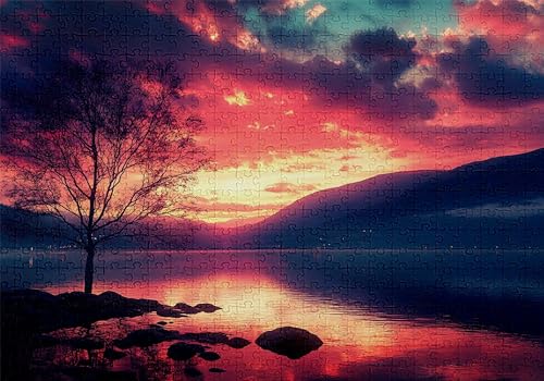 Puzzle 300 Teile Sonnenuntergang Puzzle Erwachsene Anspruchsvol Impossible Rätsel See 40x28cm Diy Kit Classic Holz jigsaw für Erwachsene und Kinder ab 14 Jahren, Auch Geschenke für Frauen Männer C-250 Puzzle 300 Teile Sonnenuntergang Puzzle Erwachsene Anspruchsvol Impossible Rätsel See 40x28cm Diy Kit Classic Holz jigsaw für Erwachsene und Kinder ab 14 Jahren, Auch Geschenke für Frauen Männer C-250 von Jaalinng