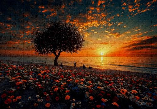 Puzzle 300 Teile Strand Puzzle Erwachsene Anspruchsvol Impossible Rätsel Blumenmeer 40x28cm DIY Kit Classic Holz Jigsaw für Erwachsene und Kinder ab 14 Jahren, Auch Geschenke für Frauen Männer C-729 Puzzle 300 Teile Strand Puzzle Erwachsene Anspruchsvol Impossible Rätsel Blumenmeer 40x28cm DIY Kit Classic Holz Jigsaw für Erwachsene und Kinder ab 14 Jahren, Auch Geschenke für Frauen Männer C-729 von Jaalinng