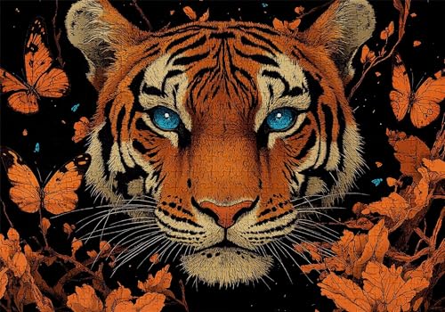 Puzzle 300 Teile Tiger Puzzle Erwachsene Anspruchsvol Impossible Rätsel Schmetterling 40x28cm Diy Kit Classic Holz jigsaw für Erwachsene und Kinder ab 14 Jahren, Auch Geschenke für Frauen Männer C-816 Puzzle 300 Teile Tiger Puzzle Erwachsene Anspruchsvol Impossible Rätsel Schmetterling 40x28cm Diy Kit Classic Holz jigsaw für Erwachsene und Kinder ab 14 Jahren, Auch Geschenke für Frauen Männer C-816 von Jaalinng