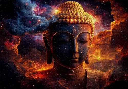 Puzzle 300 Teile Zen Puzzle Erwachsene Anspruchsvol Impossible Rätsel Sternenhimmel 40x28cm DIY Kit Classic Holz Jigsaw für Erwachsene und Kinder ab 14 Jahren, Auch Geschenke für Frauen Männer C-249 von Jaalinng