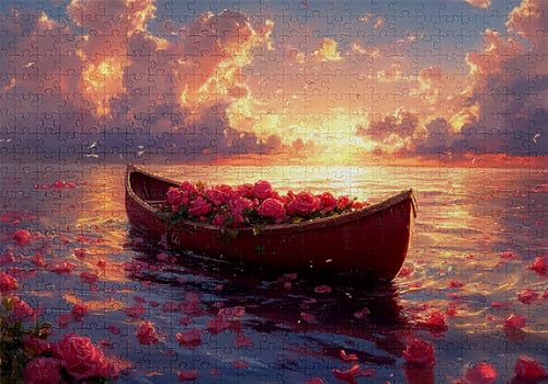 Puzzle 3000 Teile Boot Puzzle Erwachsene Anspruchsvol Impossible Rätsel Rose 122x81cm Diy Kit Classic Holz jigsaw für Erwachsene und Kinder ab 14 Jahren,Verfügbar Als Geschenke für Frauen Männer C-534 Puzzle 3000 Teile Boot Puzzle Erwachsene Anspruchsvol Impossible Rätsel Rose 122x81cm Diy Kit Classic Holz jigsaw für Erwachsene und Kinder ab 14 Jahren,Verfügbar Als Geschenke für Frauen Männer C-534 von Jaalinng