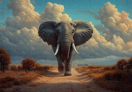 Puzzle 3000 Teile Elefant Puzzle Erwachsene Anspruchsvol Impossible Rätsel Afrika 122x81cm DIY Kit Classic Holz Jigsaw für Erwachsene und Kinder ab 14 Jahren, Auch Geschenke für Frauen Männer C-119 Puzzle 3000 Teile Elefant Puzzle Erwachsene Anspruchsvol Impossible Rätsel Afrika 122x81cm DIY Kit Classic Holz Jigsaw für Erwachsene und Kinder ab 14 Jahren, Auch Geschenke für Frauen Männer C-119 von Jaalinng