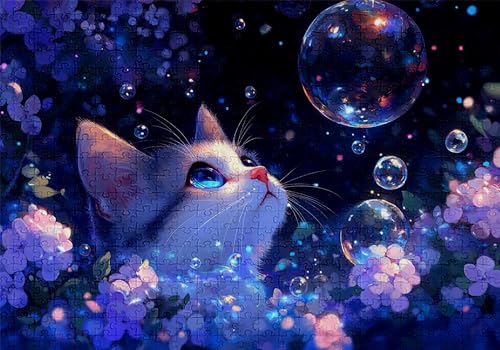 Puzzle 3000 Teile Niedlich Puzzle Erwachsene Anspruchsvol Impossible Rätsel Katze 122x81cm DIY Kit Classic Holz Jigsaw für Erwachsene und Kinder ab 14 Jahren, Auch Geschenke für Frauen Männer C-421 Puzzle 3000 Teile Niedlich Puzzle Erwachsene Anspruchsvol Impossible Rätsel Katze 122x81cm DIY Kit Classic Holz Jigsaw für Erwachsene und Kinder ab 14 Jahren, Auch Geschenke für Frauen Männer C-421 von Jaalinng