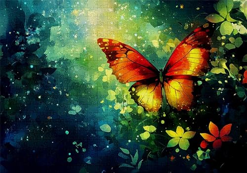 Puzzle 3000 Teile Schmetterling Puzzle Erwachsene Anspruchsvol Impossible Rätsel Blumen 122x81cm DIY Classic Holz Jigsaw für Erwachsene und Kinder ab 14 Jahren, Auch Geschenke für Frauen Männer C-883 Puzzle 3000 Teile Schmetterling Puzzle Erwachsene Anspruchsvol Impossible Rätsel Blumen 122x81cm DIY Classic Holz Jigsaw für Erwachsene und Kinder ab 14 Jahren, Auch Geschenke für Frauen Männer C-883 von Jaalinng
