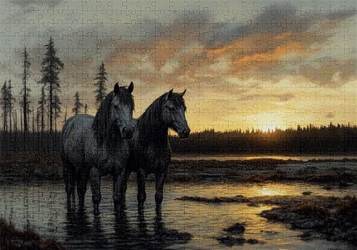 Puzzle 4000 Teile Pferd Puzzle Erwachsene Anspruchsvol Impossible Rätsel Sonnenuntergang 141x87cm Diy Classic Holz jigsaw für Erwachsene und Kinder ab 14 Jahren, Auch Geschenke für Frauen Männer C-760 Puzzle 4000 Teile Pferd Puzzle Erwachsene Anspruchsvol Impossible Rätsel Sonnenuntergang 141x87cm Diy Classic Holz jigsaw für Erwachsene und Kinder ab 14 Jahren, Auch Geschenke für Frauen Männer C-760 von Jaalinng