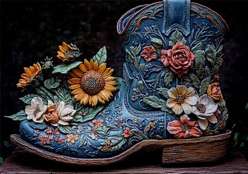 Puzzle 4000 Teile Sonnenblume Puzzle Erwachsene Anspruchsvol Impossible Rätsel Stiefel 141x87cm DIY Classic Holz Jigsaw für Erwachsene und Kinder ab 14 Jahren, Auch Geschenke für Frauen Männer C-288 Puzzle 4000 Teile Sonnenblume Puzzle Erwachsene Anspruchsvol Impossible Rätsel Stiefel 141x87cm DIY Classic Holz Jigsaw für Erwachsene und Kinder ab 14 Jahren, Auch Geschenke für Frauen Männer C-288 von Jaalinng