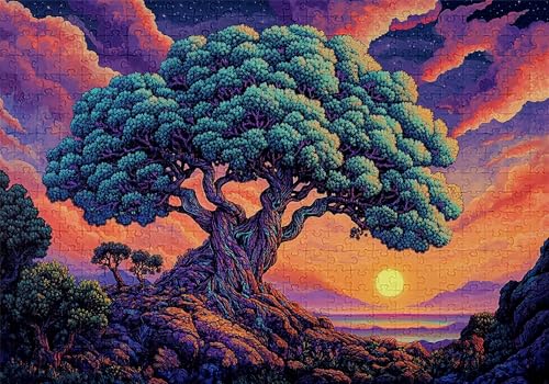 Puzzle 4000 Teile Sonnenuntergang Puzzle Erwachsene Anspruchsvol Impossible Rätsel Baum 141x87cm DIY Classic Holz Jigsaw für Erwachsene und Kinder ab 14 Jahren, Auch Geschenke für Frauen Männer C-472 Puzzle 4000 Teile Sonnenuntergang Puzzle Erwachsene Anspruchsvol Impossible Rätsel Baum 141x87cm DIY Classic Holz Jigsaw für Erwachsene und Kinder ab 14 Jahren, Auch Geschenke für Frauen Männer C-472 von Jaalinng