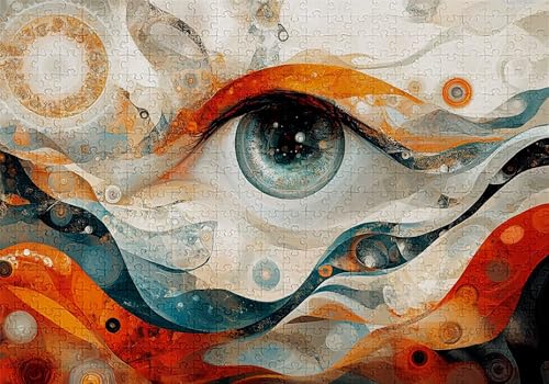 Puzzle 500 Teile Abstrakt Puzzle Erwachsene Anspruchsvol Impossible Rätsel Auge 52x38cm DIY Classic Holz Jigsaw für Erwachsene und Kinder ab 14 Jahren, Verfügbar Als Geschenke für Frauen Männer C-211 Puzzle 500 Teile Abstrakt Puzzle Erwachsene Anspruchsvol Impossible Rätsel Auge 52x38cm DIY Classic Holz Jigsaw für Erwachsene und Kinder ab 14 Jahren, Verfügbar Als Geschenke für Frauen Männer C-211 von Jaalinng
