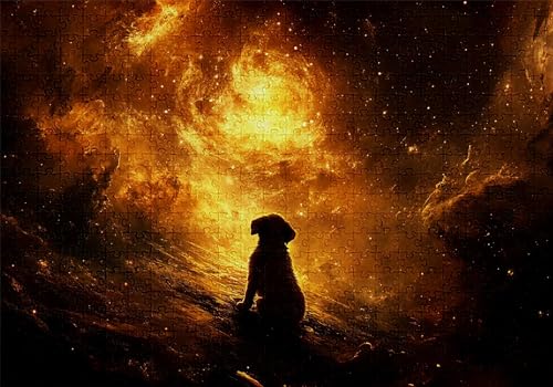 Puzzle 500 Teile Hund Puzzle Erwachsene Anspruchsvol Impossible Rätsel Sternenhimmel 52x38cm DIY Kit Classic Holz Jigsaw für Erwachsene und Kinder ab 14 Jahren, Auch Geschenke für Frauen Männer C-518 Puzzle 500 Teile Hund Puzzle Erwachsene Anspruchsvol Impossible Rätsel Sternenhimmel 52x38cm DIY Kit Classic Holz Jigsaw für Erwachsene und Kinder ab 14 Jahren, Auch Geschenke für Frauen Männer C-518 von Jaalinng