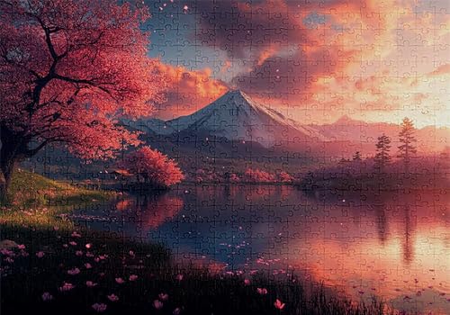 Puzzle 500 Teile Japan Puzzle Erwachsene Anspruchsvol Impossible Rätsel Vulkan Fuji 52x38cm DIY Kit Classic Holz Jigsaw für Erwachsene und Kinder ab 14 Jahren, Auch Geschenke für Frauen Männer C-986 Puzzle 500 Teile Japan Puzzle Erwachsene Anspruchsvol Impossible Rätsel Vulkan Fuji 52x38cm DIY Kit Classic Holz Jigsaw für Erwachsene und Kinder ab 14 Jahren, Auch Geschenke für Frauen Männer C-986 von Jaalinng
