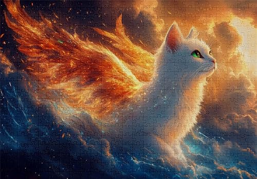 Puzzle 500 Teile Katze Puzzle Erwachsene Anspruchsvol Impossible Rätsel Sternenhimmel 52x38cm DIY Kit Classic Holz Jigsaw für Erwachsene und Kinder ab 14 Jahren, Auch Geschenke für Frauen Männer C-46 Puzzle 500 Teile Katze Puzzle Erwachsene Anspruchsvol Impossible Rätsel Sternenhimmel 52x38cm DIY Kit Classic Holz Jigsaw für Erwachsene und Kinder ab 14 Jahren, Auch Geschenke für Frauen Männer C-46 von Jaalinng