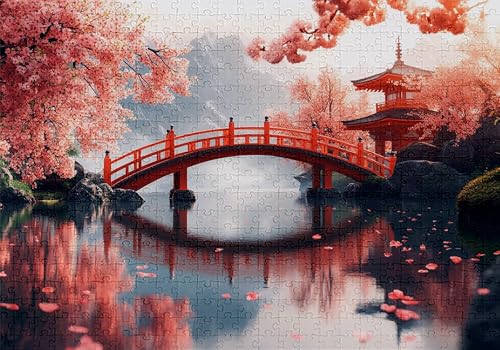 Puzzle 500 Teile Kleine Brücke Puzzle Erwachsene Anspruchsvol Impossible Rätsel See 52x38cm DIY Kit Classic Holz Jigsaw für Erwachsene und Kinder ab 14 Jahren, Auch Geschenke für Frauen Männer C-256 Puzzle 500 Teile Kleine Brücke Puzzle Erwachsene Anspruchsvol Impossible Rätsel See 52x38cm DIY Kit Classic Holz Jigsaw für Erwachsene und Kinder ab 14 Jahren, Auch Geschenke für Frauen Männer C-256 von Jaalinng
