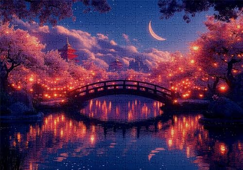 Puzzle 500 Teile Kleine Brücke Puzzle Erwachsene Anspruchsvol Impossible Rätsel See 52x38cm DIY Kit Classic Holz Jigsaw für Erwachsene und Kinder ab 14 Jahren, Auch Geschenke für Frauen Männer C-784 Puzzle 500 Teile Kleine Brücke Puzzle Erwachsene Anspruchsvol Impossible Rätsel See 52x38cm DIY Kit Classic Holz Jigsaw für Erwachsene und Kinder ab 14 Jahren, Auch Geschenke für Frauen Männer C-784 von Jaalinng