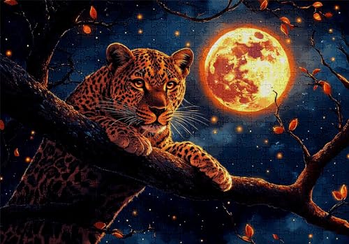 Puzzle 500 Teile Leopard Puzzle Erwachsene Anspruchsvol Impossible Rätsel Mond 52x38cm DIY Classic Holz Jigsaw für Erwachsene und Kinder ab 14 Jahren, Verfügbar Als Geschenke für Frauen Männer C-215 Puzzle 500 Teile Leopard Puzzle Erwachsene Anspruchsvol Impossible Rätsel Mond 52x38cm DIY Classic Holz Jigsaw für Erwachsene und Kinder ab 14 Jahren, Verfügbar Als Geschenke für Frauen Männer C-215 von Jaalinng