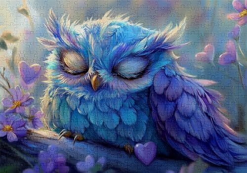 Puzzle 500 Teile Niedlich Puzzle Erwachsene Anspruchsvol Impossible Rätsel Eule 52x38cm DIY Classic Holz Jigsaw für Erwachsene und Kinder ab 14 Jahren, Verfügbar Als Geschenke für Frauen Männer C-671 Puzzle 500 Teile Niedlich Puzzle Erwachsene Anspruchsvol Impossible Rätsel Eule 52x38cm DIY Classic Holz Jigsaw für Erwachsene und Kinder ab 14 Jahren, Verfügbar Als Geschenke für Frauen Männer C-671 von Jaalinng