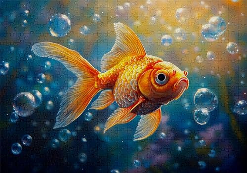 Puzzle 500 Teile Niedlich Puzzle Erwachsene Anspruchsvol Impossible Rätsel Fisch 52x38cm Diy Classic Holz jigsaw für Erwachsene und Kinder ab 14 Jahren, Verfügbar Als Geschenke für Frauen Männer C-567 Puzzle 500 Teile Niedlich Puzzle Erwachsene Anspruchsvol Impossible Rätsel Fisch 52x38cm Diy Classic Holz jigsaw für Erwachsene und Kinder ab 14 Jahren, Verfügbar Als Geschenke für Frauen Männer C-567 von Jaalinng