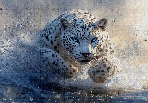 Puzzle 500 Teile Niedlich Puzzle Erwachsene Anspruchsvol Impossible Rätsel Leopard 52x38cm DIY Kit Classic Holz Jigsaw für Erwachsene und Kinder ab 14 Jahren, Auch Geschenke für Frauen Männer C-585 Puzzle 500 Teile Niedlich Puzzle Erwachsene Anspruchsvol Impossible Rätsel Leopard 52x38cm DIY Kit Classic Holz Jigsaw für Erwachsene und Kinder ab 14 Jahren, Auch Geschenke für Frauen Männer C-585 von Jaalinng