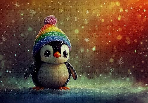 Puzzle 500 Teile Niedlich Puzzle Erwachsene Anspruchsvol Impossible Rätsel Pinguin 52x38cm DIY Kit Classic Holz Jigsaw für Erwachsene und Kinder ab 14 Jahren, Auch Geschenke für Frauen Männer C-153 Puzzle 500 Teile Niedlich Puzzle Erwachsene Anspruchsvol Impossible Rätsel Pinguin 52x38cm DIY Kit Classic Holz Jigsaw für Erwachsene und Kinder ab 14 Jahren, Auch Geschenke für Frauen Männer C-153 von Jaalinng