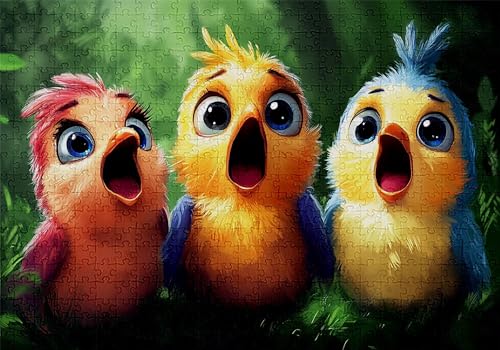 Puzzle 500 Teile Niedlich Puzzle Erwachsene Anspruchsvol Impossible Rätsel Vogel 52x38cm Diy Classic Holz jigsaw für Erwachsene und Kinder ab 14 Jahren, Verfügbar Als Geschenke für Frauen Männer C-965 Puzzle 500 Teile Niedlich Puzzle Erwachsene Anspruchsvol Impossible Rätsel Vogel 52x38cm Diy Classic Holz jigsaw für Erwachsene und Kinder ab 14 Jahren, Verfügbar Als Geschenke für Frauen Männer C-965 von Jaalinng